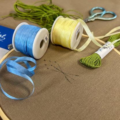 Light Yellow Linen Fabric - 3 Yard Cut, 55" Wide | Premium cotton-linen blend fabric, 55in wide - for embroidery, cross stitch, apparel, canvas, home decor & DIY sewing
