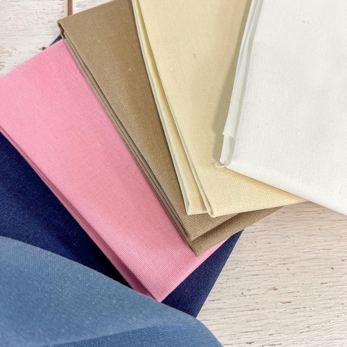 Light Yellow Linen Fabric - 3 Yard Cut, 55" Wide | Premium cotton-linen blend fabric, 55in wide - for embroidery, cross stitch, apparel, canvas, home decor & DIY sewing