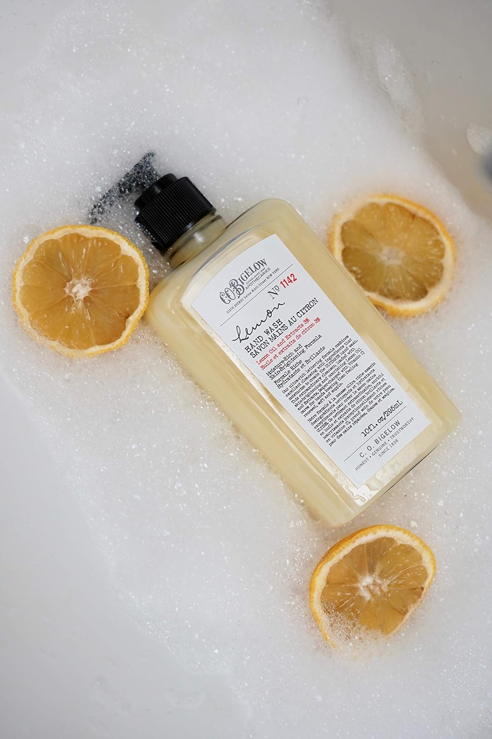 Lemon Hand Wash, Pack of 2 Liquid Hand Soap with Lemon Extract & Aloe Vera, 10 Fl Oz