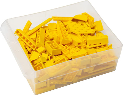 44-Drawer Plastic Drawer Storage Cabinet for Garage Organization, Bead Organizer, Building Bricks Storage, Teacher Toolbox, Makeup Organizer, 20" W x 6" D x 16" H, 10144 Yellow