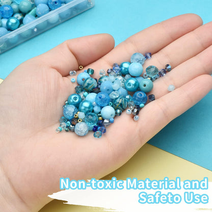 Yellow Glass Beads for Bracelet kit, 900pcs Crystal Beads for Jewelry Making Include 8mm Round Assorted Beads with Bicone/and Seed Beads for Craft, Necklace, Earring and Phone Chain