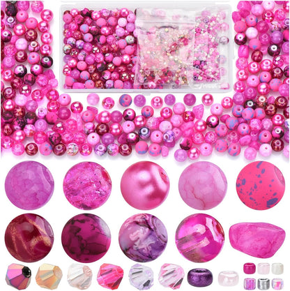 Yellow Glass Beads for Bracelet kit, 900pcs Crystal Beads for Jewelry Making Include 8mm Round Assorted Beads with Bicone/and Seed Beads for Craft, Necklace, Earring and Phone Chain