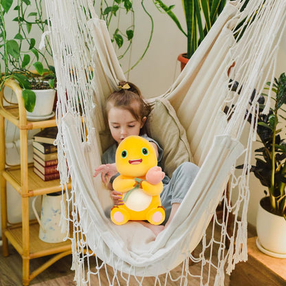 Dinosaur Stuffed Animal,11.8“ Cute Yellow Dinosaur Plush with Flower Soft Dino Stuffed Animals Dino Plushie Toys for Boys Girls Kids Baby