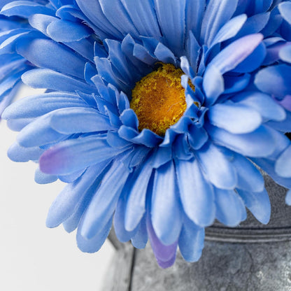 TOPIA Artificial African Daisies Flowers African Daisy Silk Flowers Artificial Gerbera Daisies Pack of 10 (Yellow)
