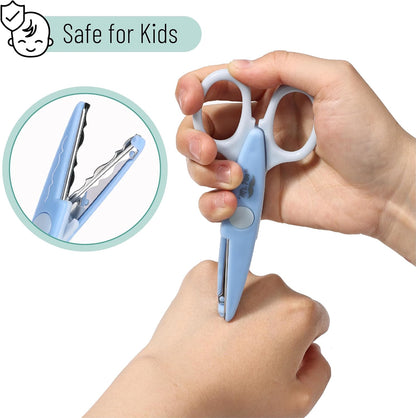Craft Scissors Decorative Edge, 6 Pack, Bright Zig Zag Scissors | for Crafting, Scrapbooking, Fancy Pattern Design