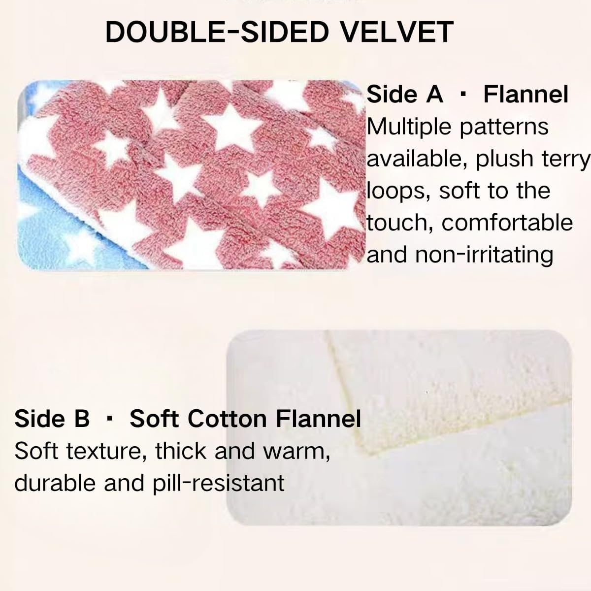 Bunny Bed Mat Washable, Rabbit Winter Bed Pad for Indoor, Warm Small Animal Bed Mattress, Fleece Sleeping Pad for Bunny, Rat, Hedgehog, Sugar Glider, Chinchilla (Yellow)