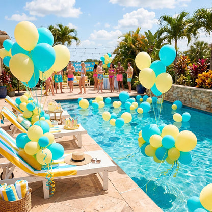 104pcs Pastel Yellow Balloon Garland Arch Kit, 18 12 10 5 Inch | Different Sizes Matte Macaron Light Yellow Balloon for Daisy Sunshine Baby Shower Gender Reveal Birthday Decorations