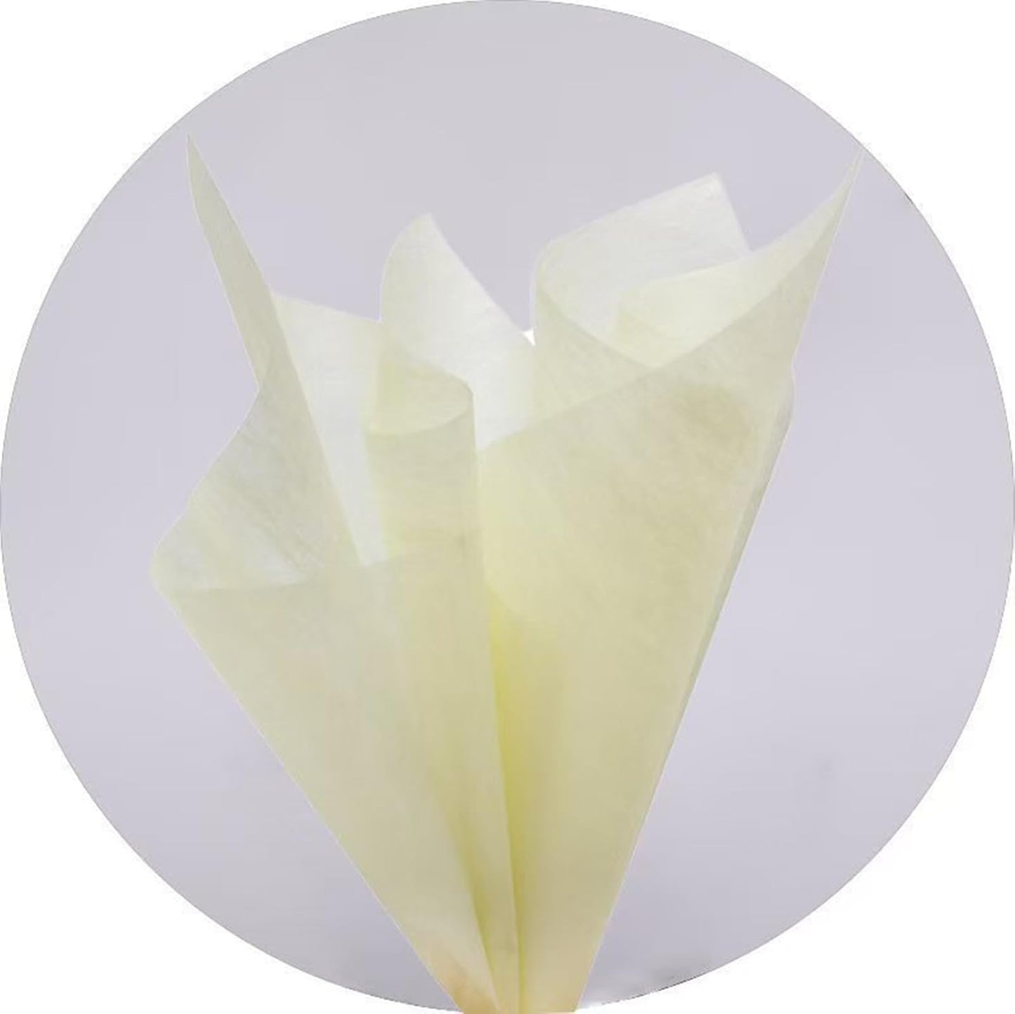 96 Sheets Tissue Flower Wrapping Paper Cotton Wrapping Flower Paper Withdrawable Lining Paper Non-woven Waterproof Floral Bouquet Wraps For Florist Packaging Arrangement (Cream White)