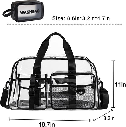 Small Gym Bag for Women, Travel Duffle Bag Carry On Weekender Bag with Shoe Compartment - Colors B