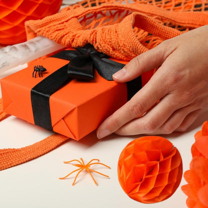 Orange Tissue Paper, 60 Sheets Yellow Tissue Paper for Gift Bags, Autumn Halloween DIY Crafts, Wrapping Tissue Paper for Gifts, 20 X 14 Inches