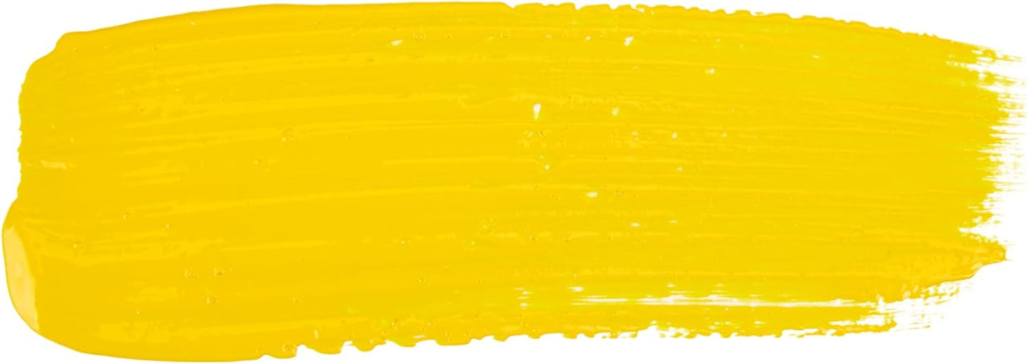 Washable Tempera Paint For Kids, Yellow Paint, Classroom Supplies, Non Toxic, 32 Oz Squeeze Bottle