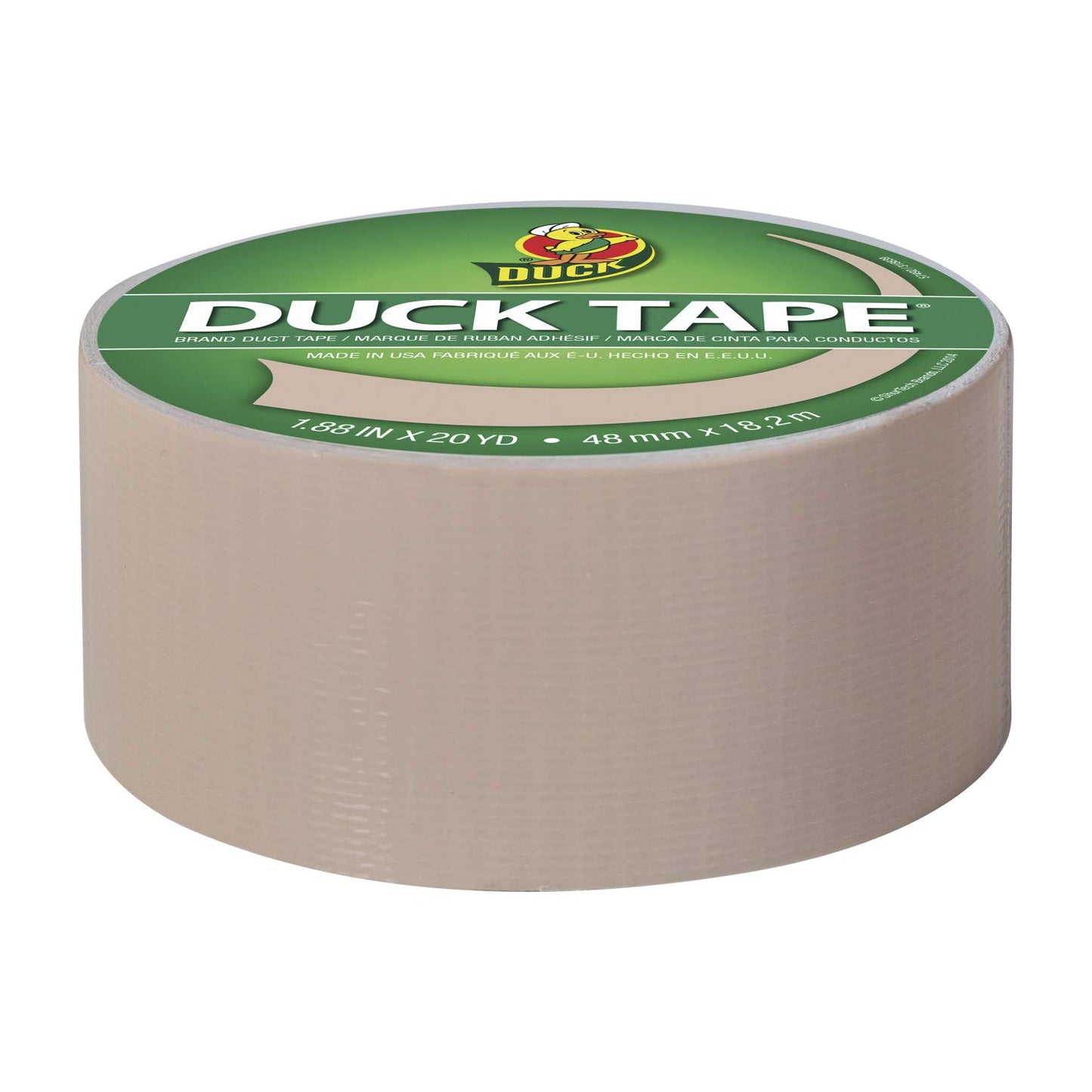 Duck 1304966 Tape, Yellow Sunburst, 1.88" x 20 Yards, Single Roll