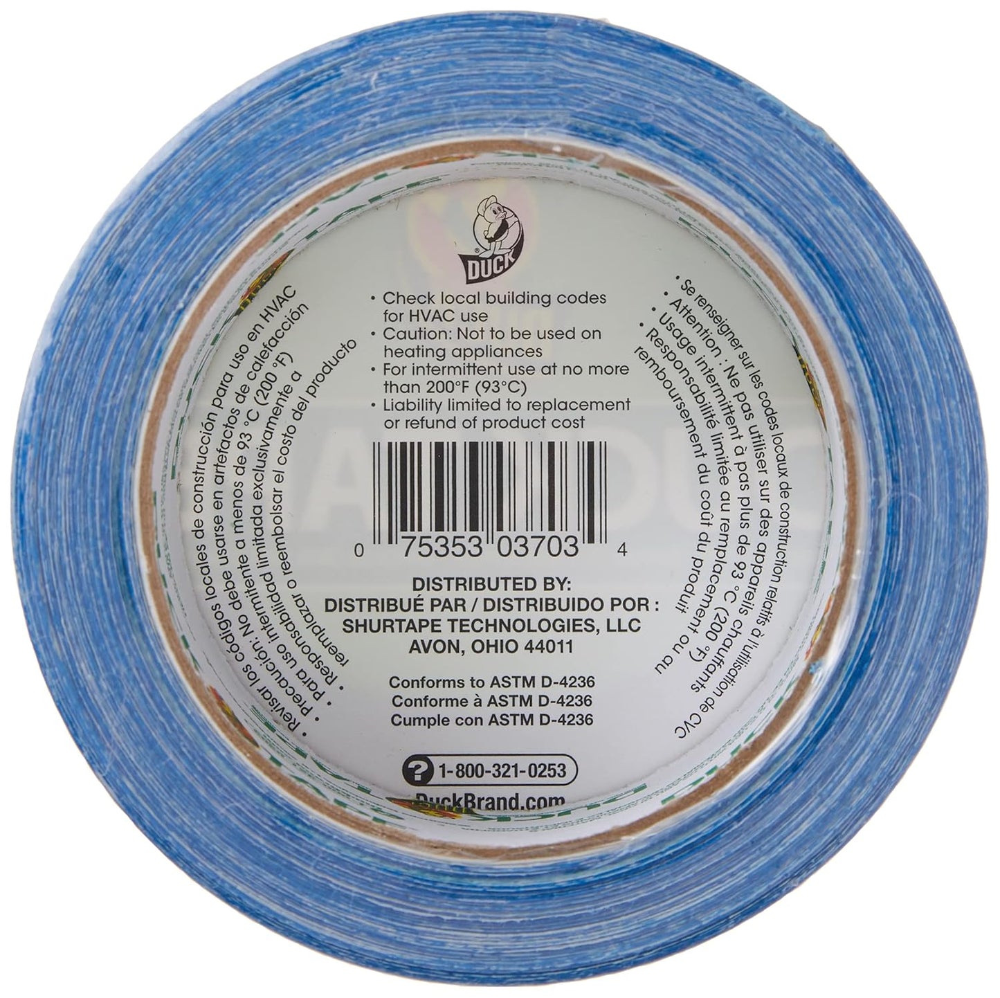 Duck 1304966 Tape, Yellow Sunburst, 1.88" x 20 Yards, Single Roll