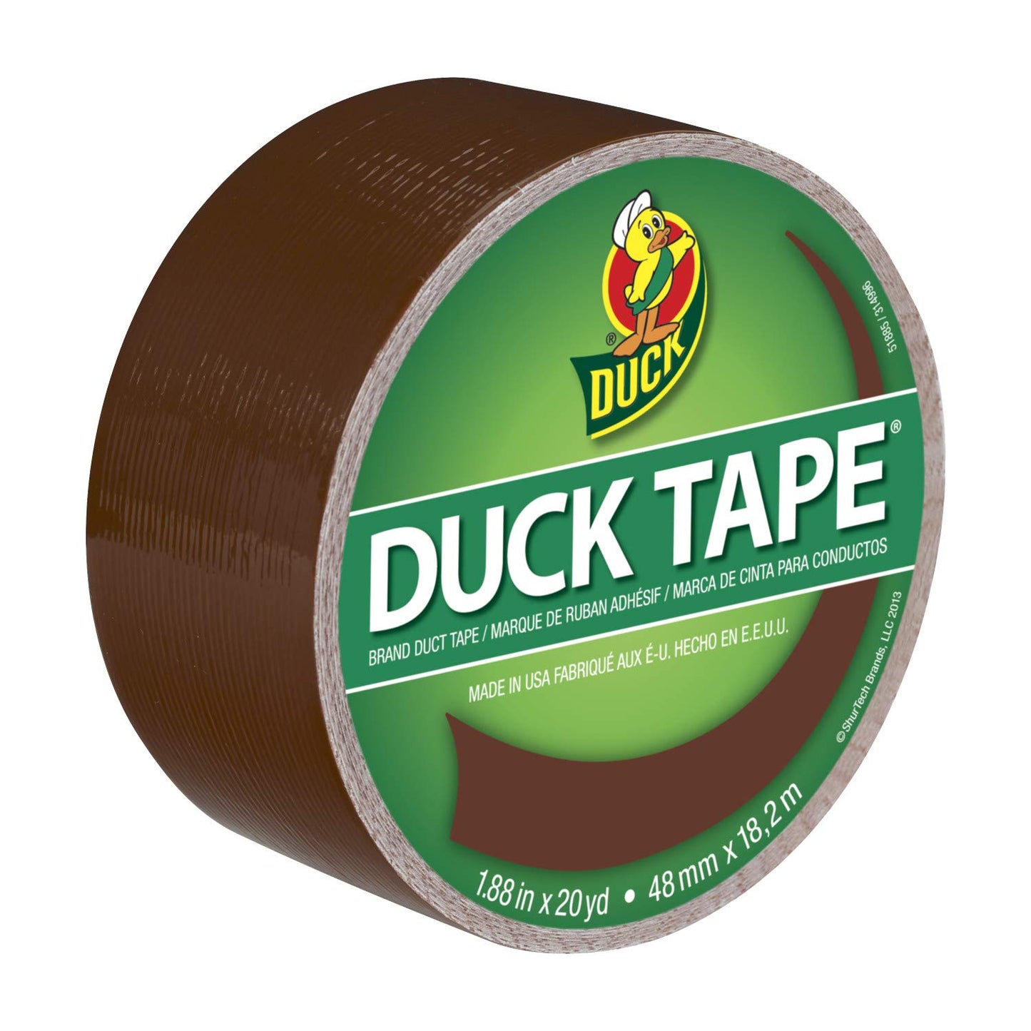 Duck 1304966 Tape, Yellow Sunburst, 1.88" x 20 Yards, Single Roll