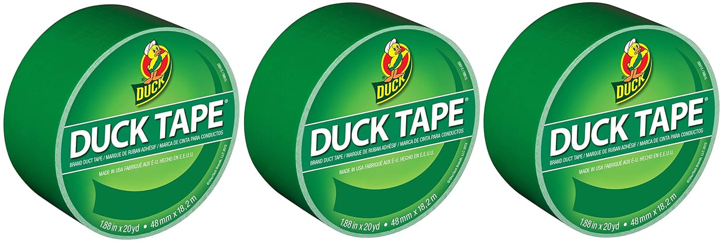 Duck 1304966 Tape, Yellow Sunburst, 1.88" x 20 Yards, Single Roll