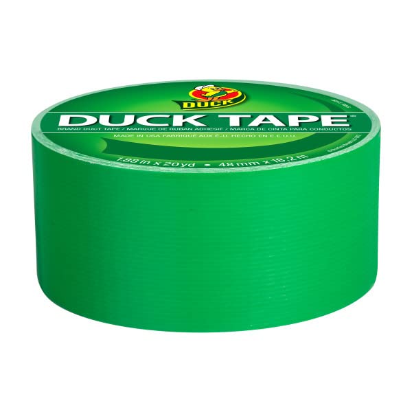 Duck 1304966 Tape, Yellow Sunburst, 1.88" x 20 Yards, Single Roll