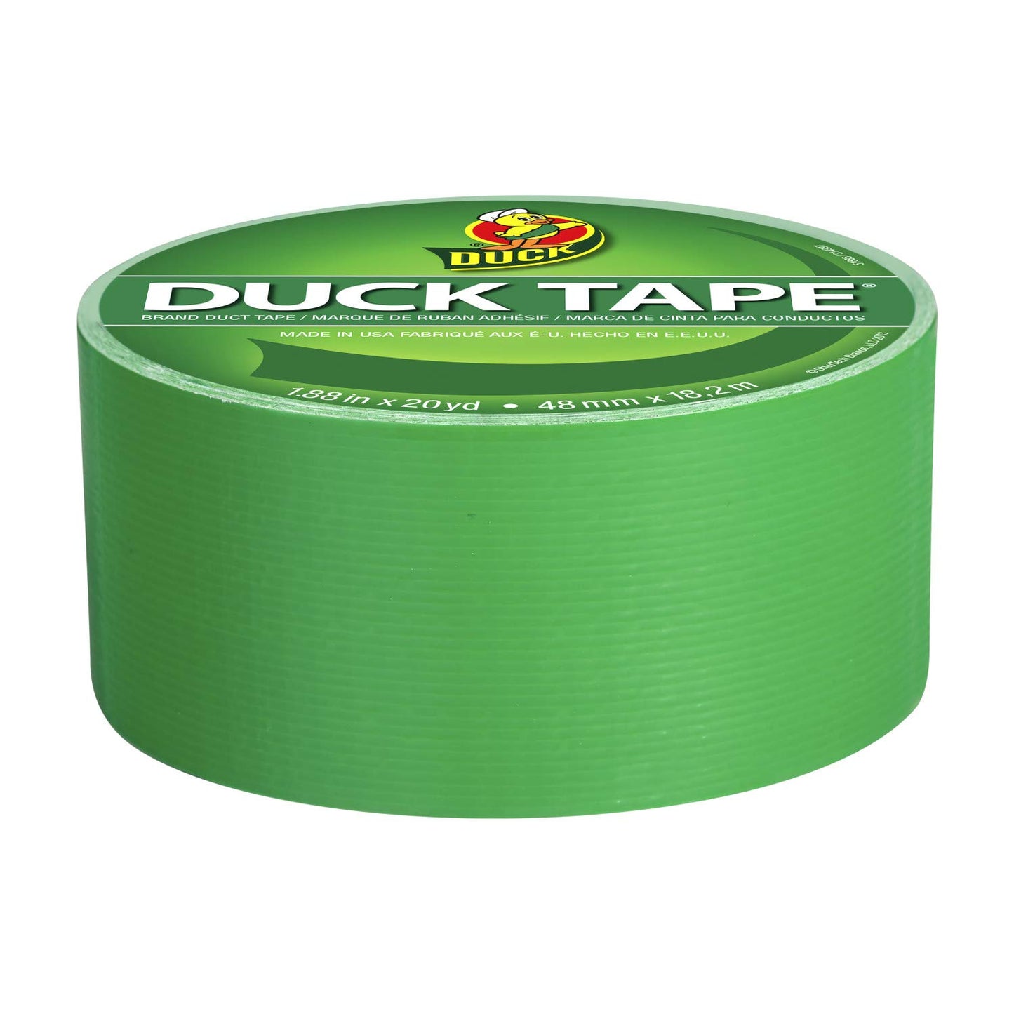 Duck 1304966 Tape, Yellow Sunburst, 1.88" x 20 Yards, Single Roll