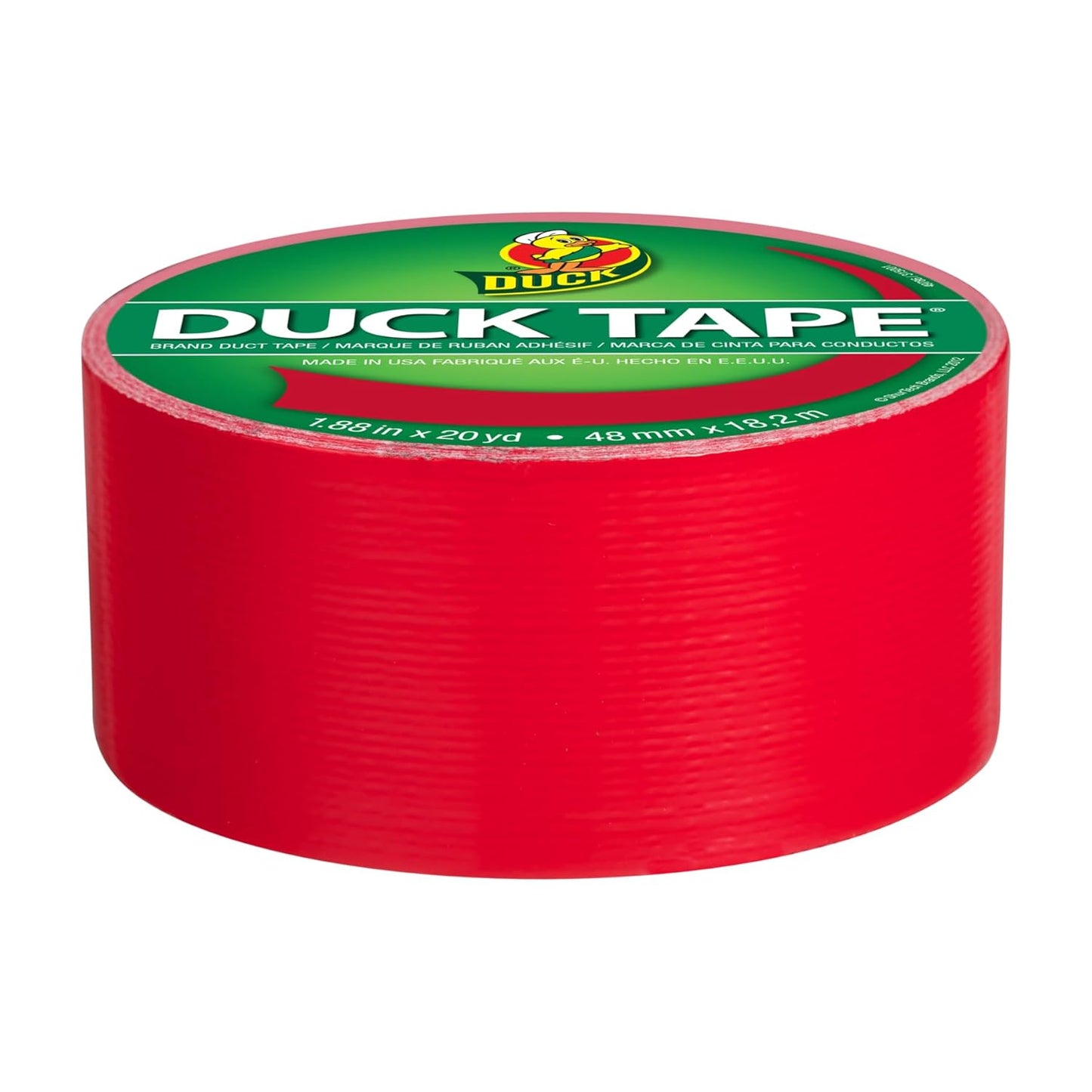 Duck 1304966 Tape, Yellow Sunburst, 1.88" x 20 Yards, Single Roll