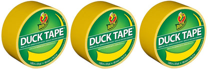 Duck 1304966 Tape, Yellow Sunburst, 1.88" x 20 Yards, Single Roll