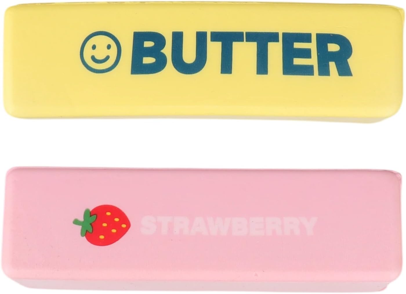2pcs Pink Yellow Butter Slow Rising Squishy,Butter Stick Soft Slow Rising Squishy Butter Squeeze Toys Pack, Soft and Stretchy Sensory Fidget Toys for Anxiety and Stress Relief, Party Favors