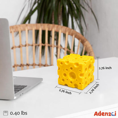 Yellow Cheese Squishy, Cheese Block Slow Rising Squishy Toy, Soft Foam Squeeze Toy, Stress Relief Sensory Fidget Toy,Fidget Anxiety Relief Toy, Gift for Kids and Adults 3242 Cheese 2.76 in.