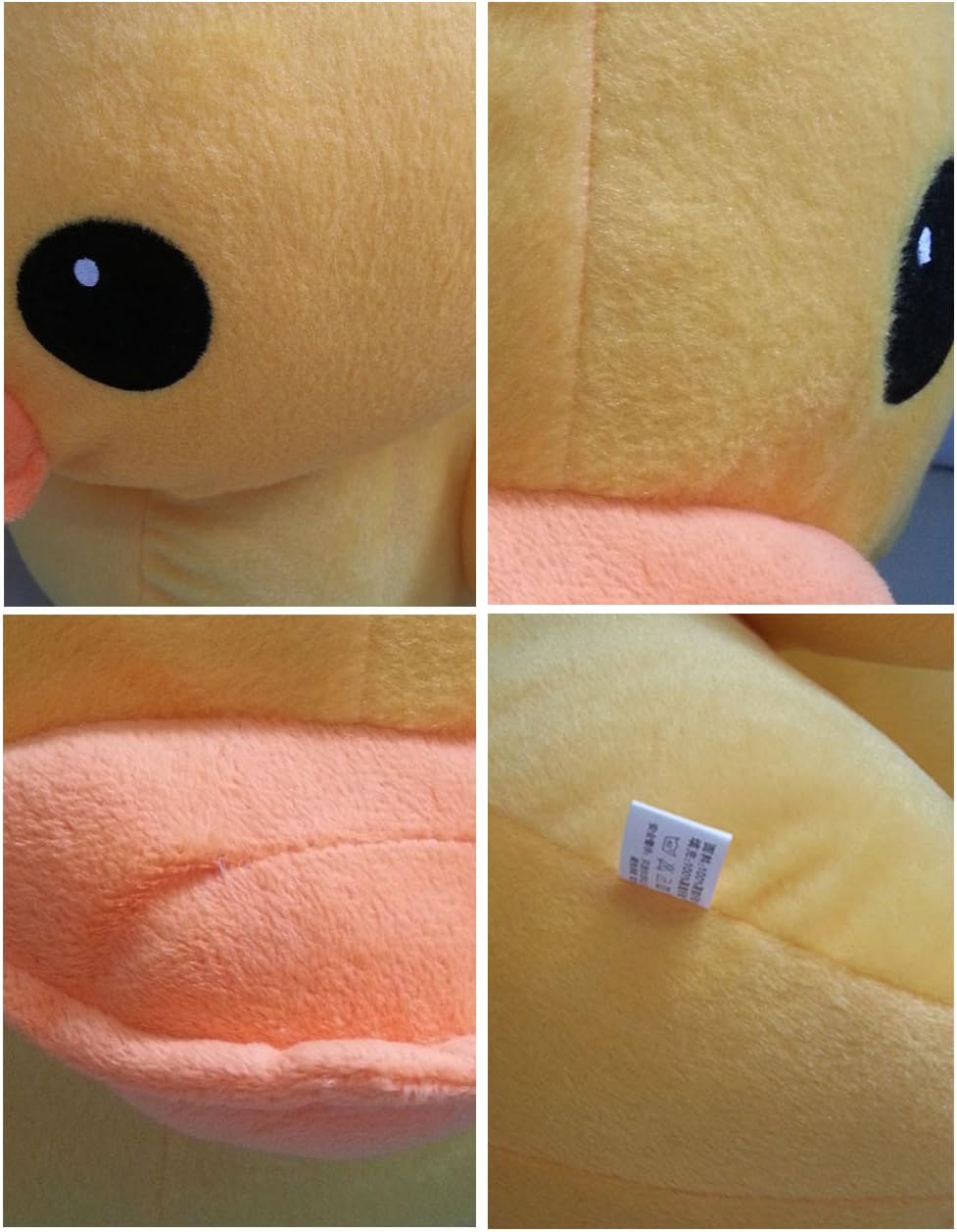 50CM Plush Yellow Duck Soft Stuffed Animal Toy Sofa Decoration for Kids Birthday