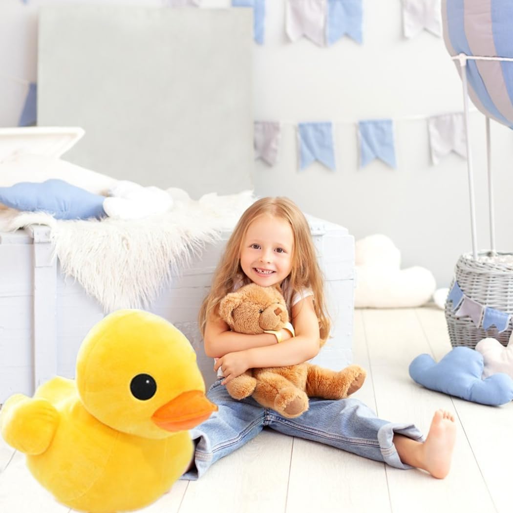 50CM Plush Yellow Duck Soft Stuffed Animal Toy Sofa Decoration for Kids Birthday