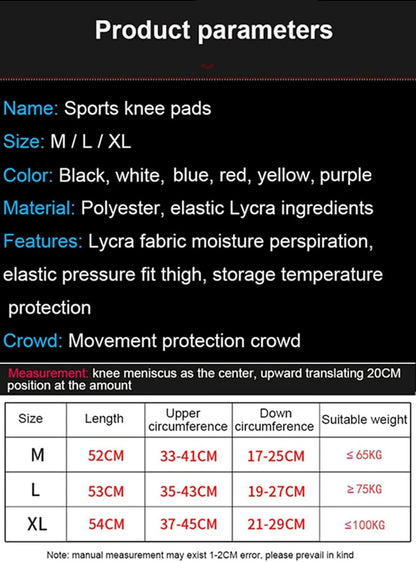 Sports Compression Long Leg Sleeves Full Length Knee Sleeves UV for Men Women Youth Running Basketball Football Cycling