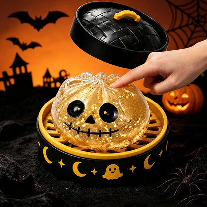 Halloween Spooky Ghost Dumpling,Colorful Dumplings Stress Balls with Food Steamer