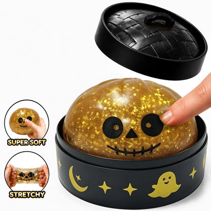 Halloween Spooky Ghost Dumpling,Colorful Dumplings Stress Balls with Food Steamer