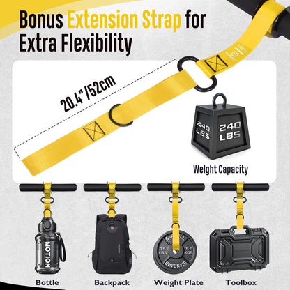 Forearm Strengthener & Forearm Exerciser, Wrist Roller with Thicker Handle, Forearm Strength Trainer with Adjustable Strap - Ideal for Grip Strength, Muscle Building, Rehabilitation