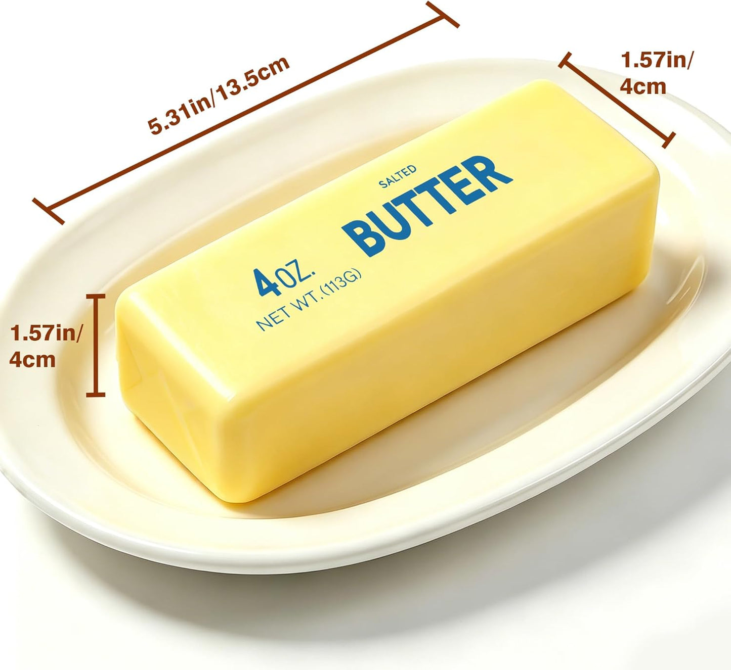 Butter Squishy, Slow Rising Butter Squeeze Toy, Cream Scented Butter Squeeze Toys, Stress Relief Toy for Relaxation, Soft & Safe PU Great for Home Office School(Yellow)