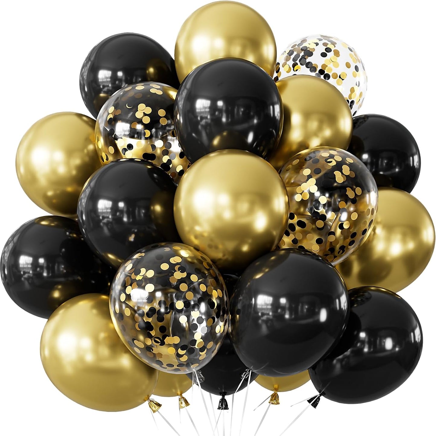 Yellow and White Balloons, Pastel Yellow and White Party Balloons | 50Pcs 12inch Yellow White Confetti Balloons for Sunflower Honeybee Birthday Baby Shower Party Decorations, Indoor Outdoor