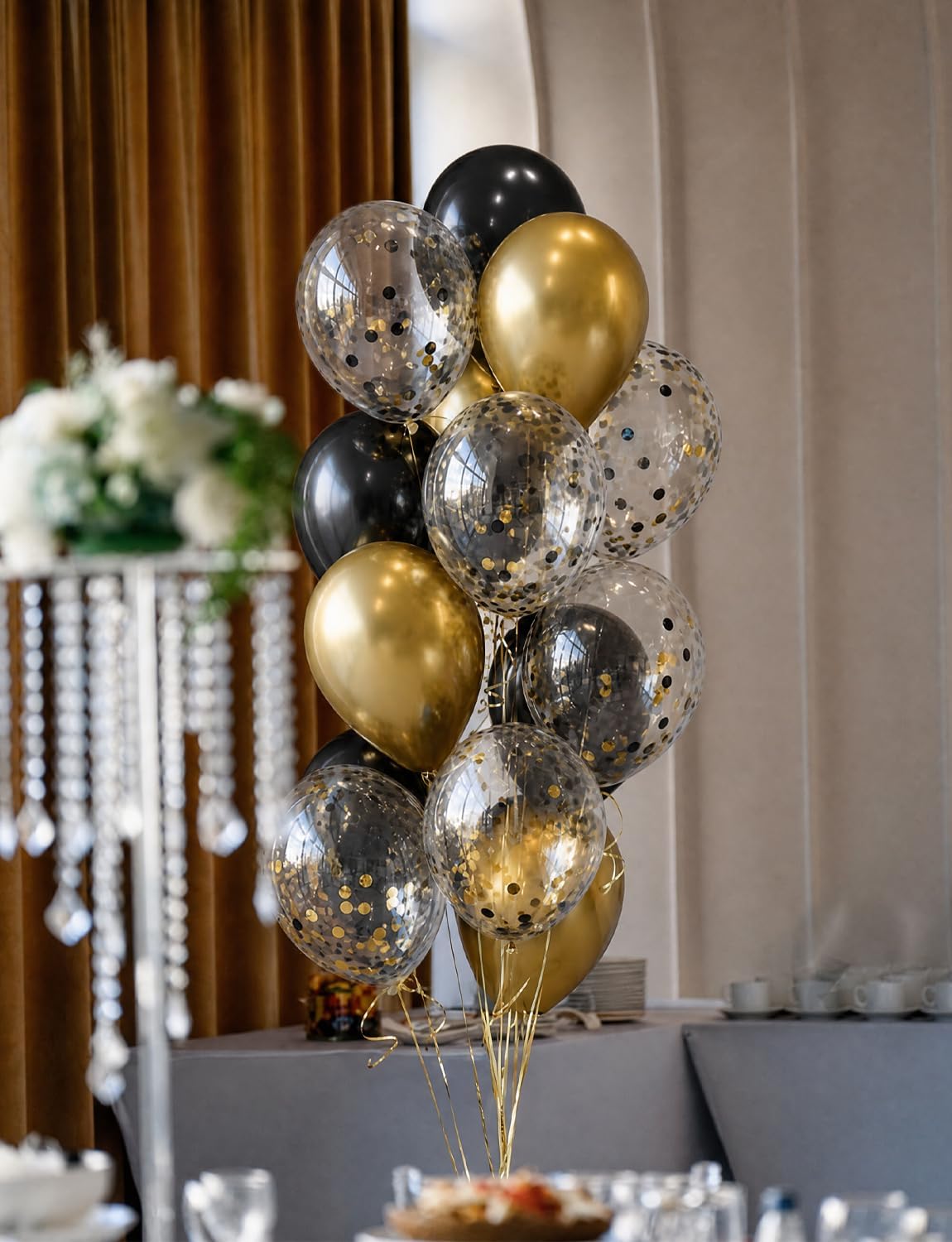 Yellow and White Balloons, Pastel Yellow and White Party Balloons | 50Pcs 12inch Yellow White Confetti Balloons for Sunflower Honeybee Birthday Baby Shower Party Decorations, Indoor Outdoor