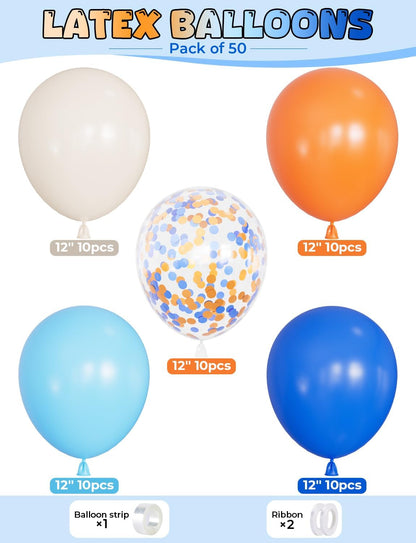 Yellow and White Balloons, Pastel Yellow and White Party Balloons | 50Pcs 12inch Yellow White Confetti Balloons for Sunflower Honeybee Birthday Baby Shower Party Decorations, Indoor Outdoor