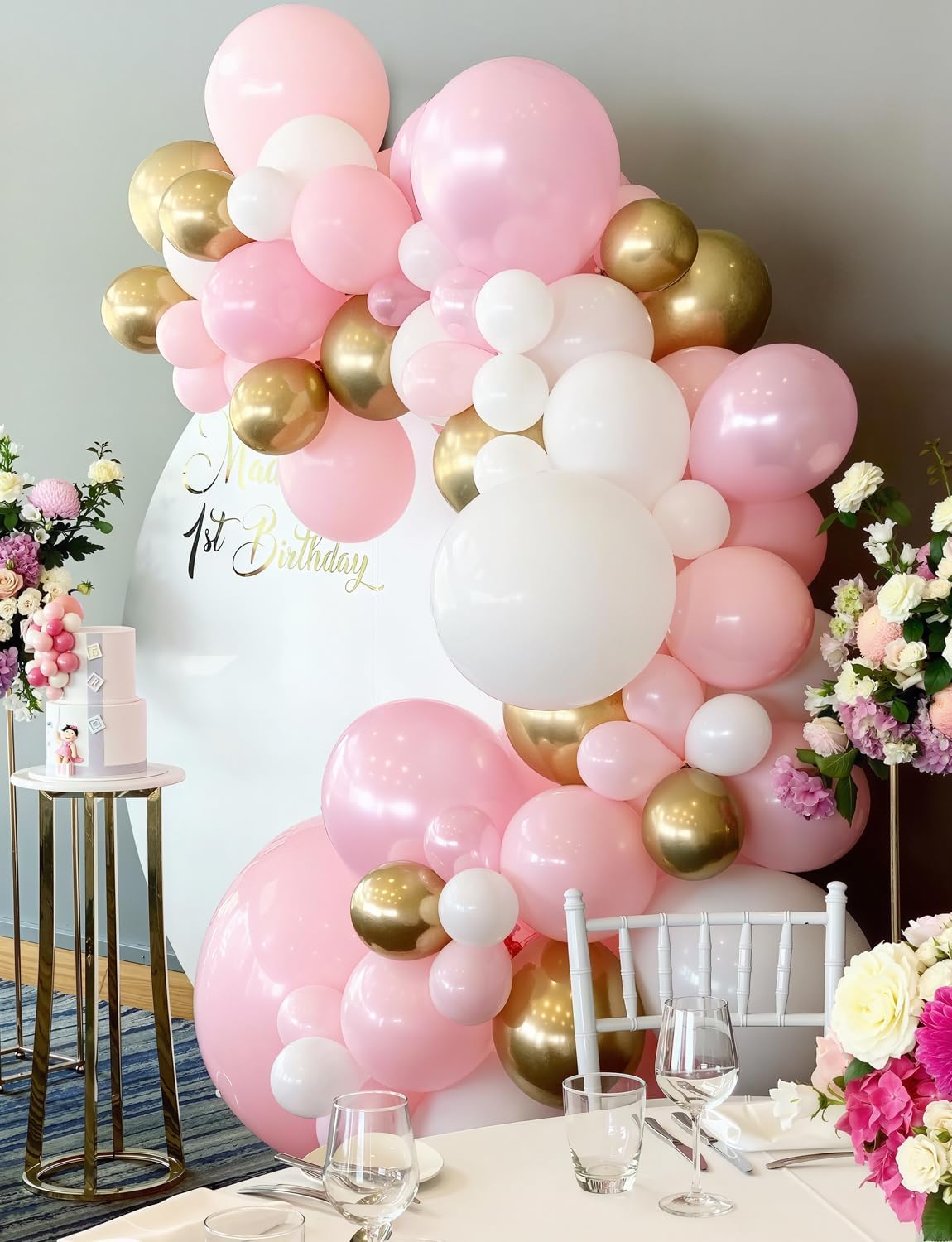 Yellow and White Balloons, Pastel Yellow and White Party Balloons | 50Pcs 12inch Yellow White Confetti Balloons for Sunflower Honeybee Birthday Baby Shower Party Decorations, Indoor Outdoor