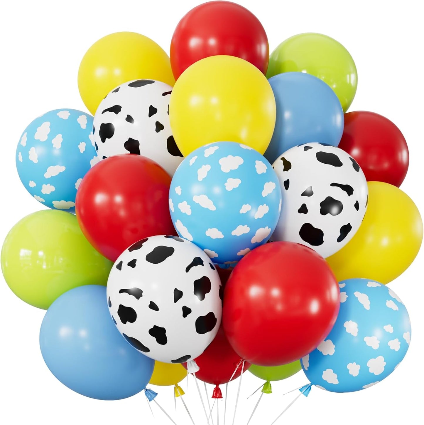 Yellow and White Balloons, Pastel Yellow and White Party Balloons | 50Pcs 12inch Yellow White Confetti Balloons for Sunflower Honeybee Birthday Baby Shower Party Decorations, Indoor Outdoor