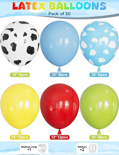 Yellow and White Balloons, Pastel Yellow and White Party Balloons | 50Pcs 12inch Yellow White Confetti Balloons for Sunflower Honeybee Birthday Baby Shower Party Decorations, Indoor Outdoor