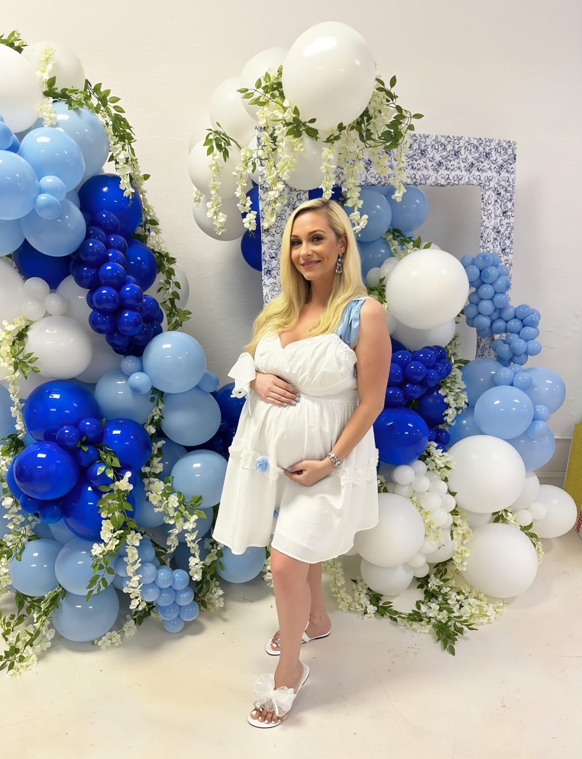 Yellow and White Balloons, Pastel Yellow and White Party Balloons | 50Pcs 12inch Yellow White Confetti Balloons for Sunflower Honeybee Birthday Baby Shower Party Decorations, Indoor Outdoor