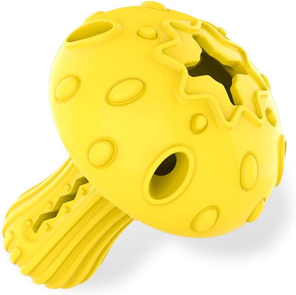 Dog Chew Toy for Large & Medium Dogs, Rubber Treat Dispensing Toy for Aggressive Chewers, Interactive Slow Feeder Tough Puzzle Toys Teeth Cleaning
