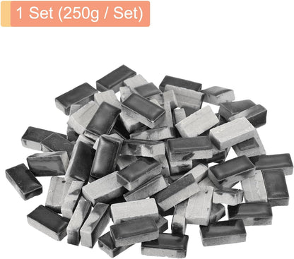250g Ceramic Mosaic Tiles for Crafts Bulk, Rectangle Yellow Ceramic Tile for Mosaic Kits Garden Stepping Stone Cup Mat