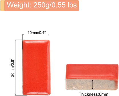 250g Ceramic Mosaic Tiles for Crafts Bulk, Rectangle Yellow Ceramic Tile for Mosaic Kits Garden Stepping Stone Cup Mat