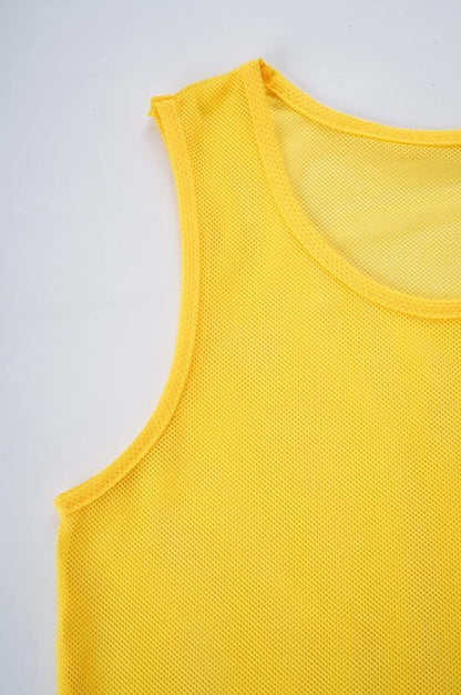 12 Pack Scrimmage Vest/Team Training Jerseys/Sports Pinnies/Practice Jerseys/Soccer Bibs with Carry Bag