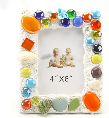 Mosaic Tiles 36 Pieces / 200 g Pack of Glass Flat Bead Mosaic Mosaic Tile Supplies for Home Decoration, DIY Crafts, Plates, Picture Frames, Flowerpots – 1.7～2.2 cm Irregular Tiles (Yellow)