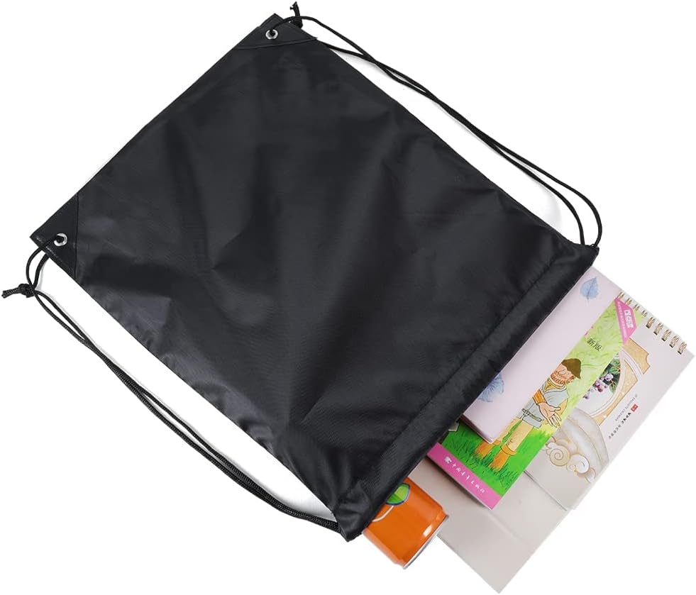 20 Pcs Drawstring Backpack Bulk Draw String Bags Cinch Polyester Bag for Gym Sport, Yellow