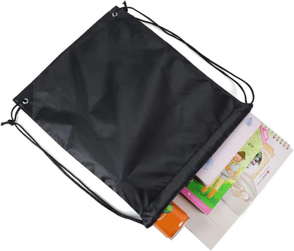 20 Pcs Drawstring Backpack Bulk Draw String Bags Cinch Polyester Bag for Gym Sport, Yellow