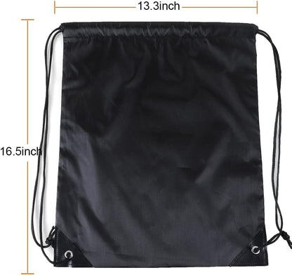 20 Pcs Drawstring Backpack Bulk Draw String Bags Cinch Polyester Bag for Gym Sport, Yellow