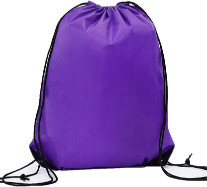 20 Pcs Drawstring Backpack Bulk Draw String Bags Cinch Polyester Bag for Gym Sport, Yellow