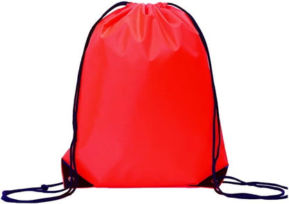 20 Pcs Drawstring Backpack Bulk Draw String Bags Cinch Polyester Bag for Gym Sport, Yellow