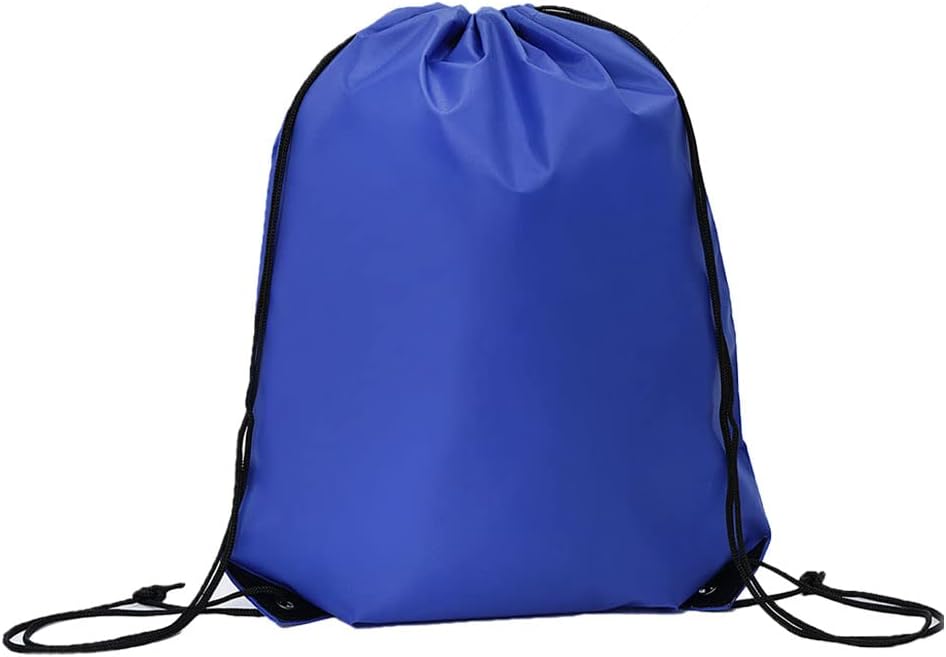 20 Pcs Drawstring Backpack Bulk Draw String Bags Cinch Polyester Bag for Gym Sport, Yellow